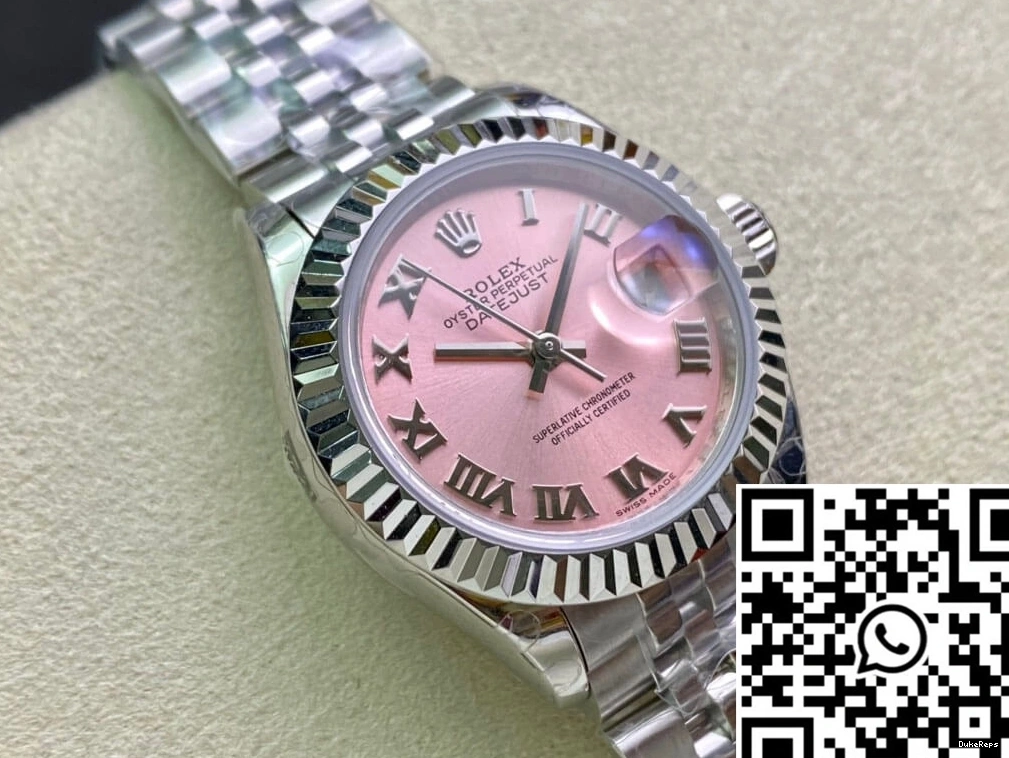 M279174-0017 28MM Factory Pink Dial Datejust EW Rolex 1222
